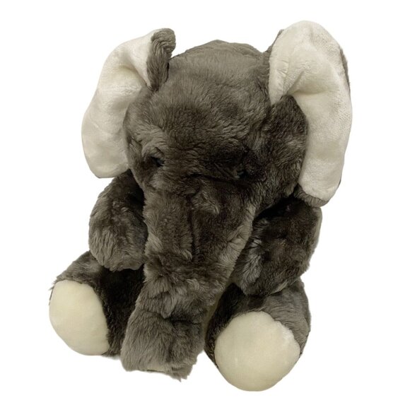 Vintage Kids of America Plush Elephant 15" Gray Chunky Stuffed Animal - Picture 1 of 8